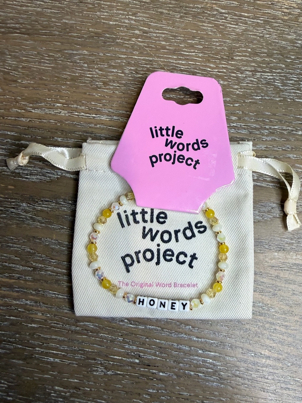 Little Words Project, "'Honey" Beaded Bracelet
